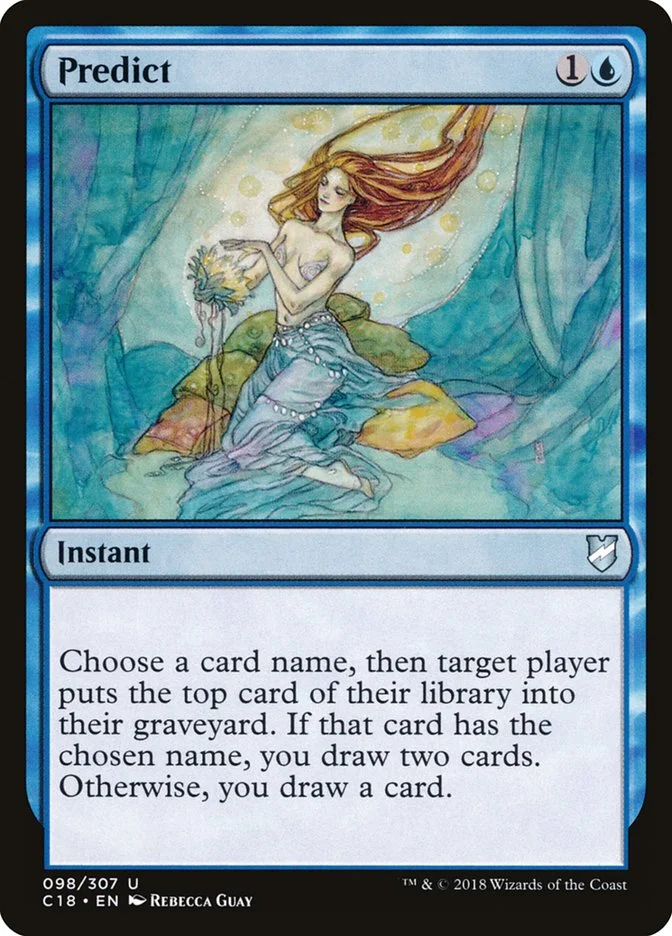 Predict (Commander 2018) - Magic: The Gathering in TCG Land