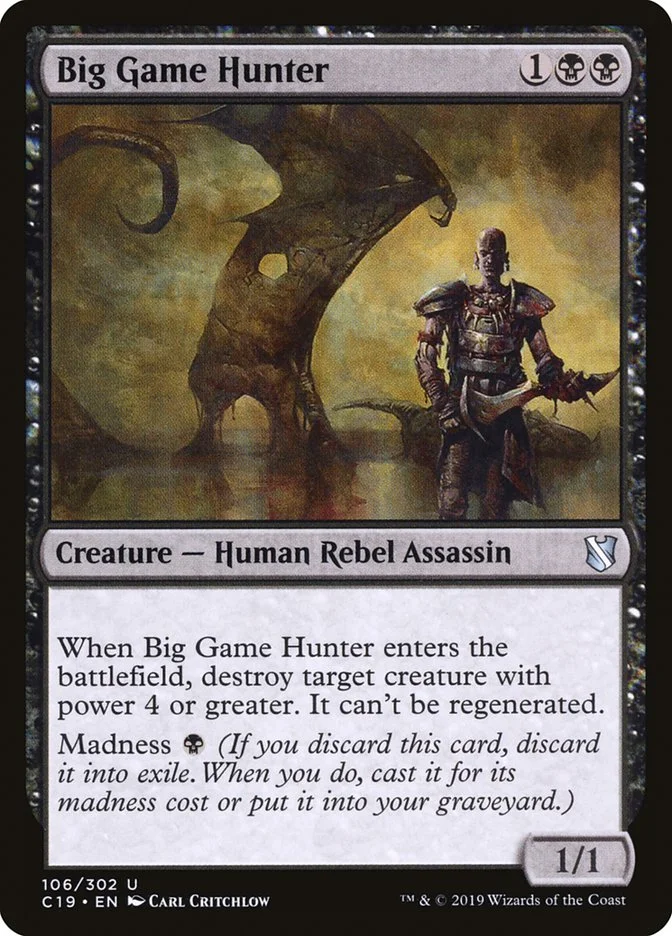 Big Game Hunter (Commander 2019) - Magic: The Gathering in TCG Land