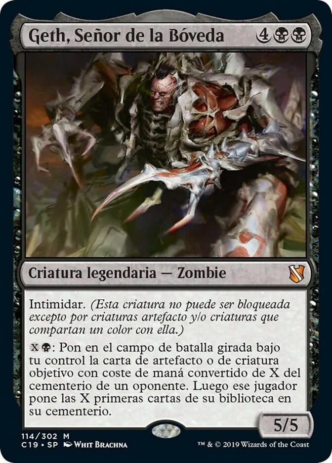 Geth, Señor de la Bóveda (Commander 2019) - Magic: The Gathering in TCG Land México