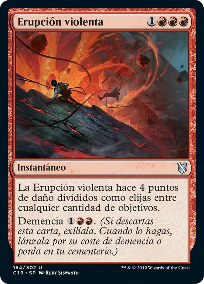 Erupción violenta (Commander 2019) - Magic: The Gathering in TCG Land