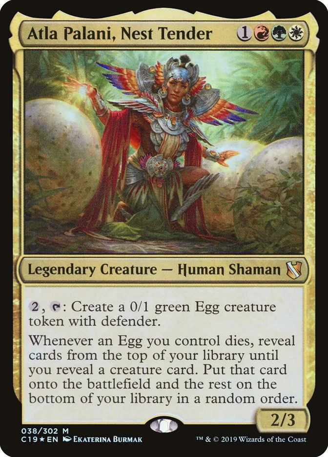 Atla Palani, Nest Tender (Commander 2019) - Magic: The Gathering in TCG Land