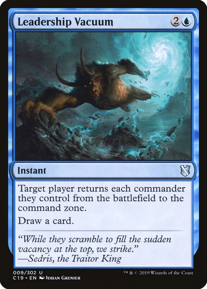 Leadership Vacuum (Commander 2019) - Magic: The Gathering in TCG Land