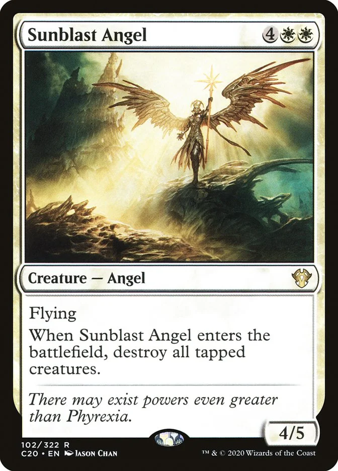 Sunblast Angel (Commander 2020) - Magic: The Gathering in TCG Land