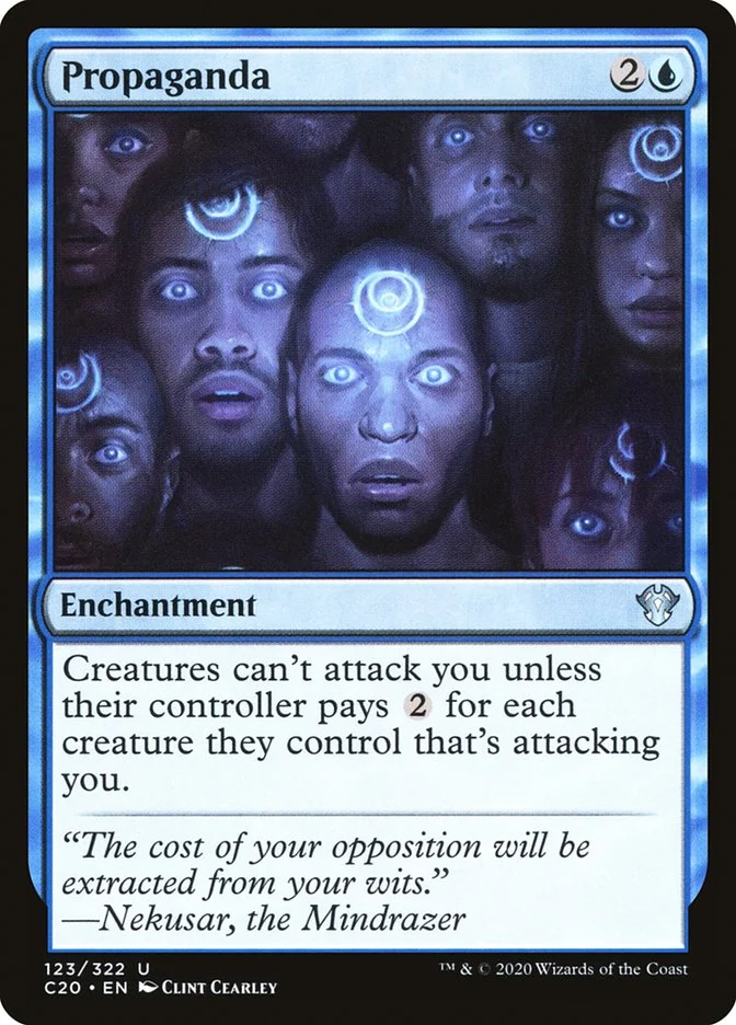 Propaganda (Commander 2020) - Magic: The Gathering in TCG Land