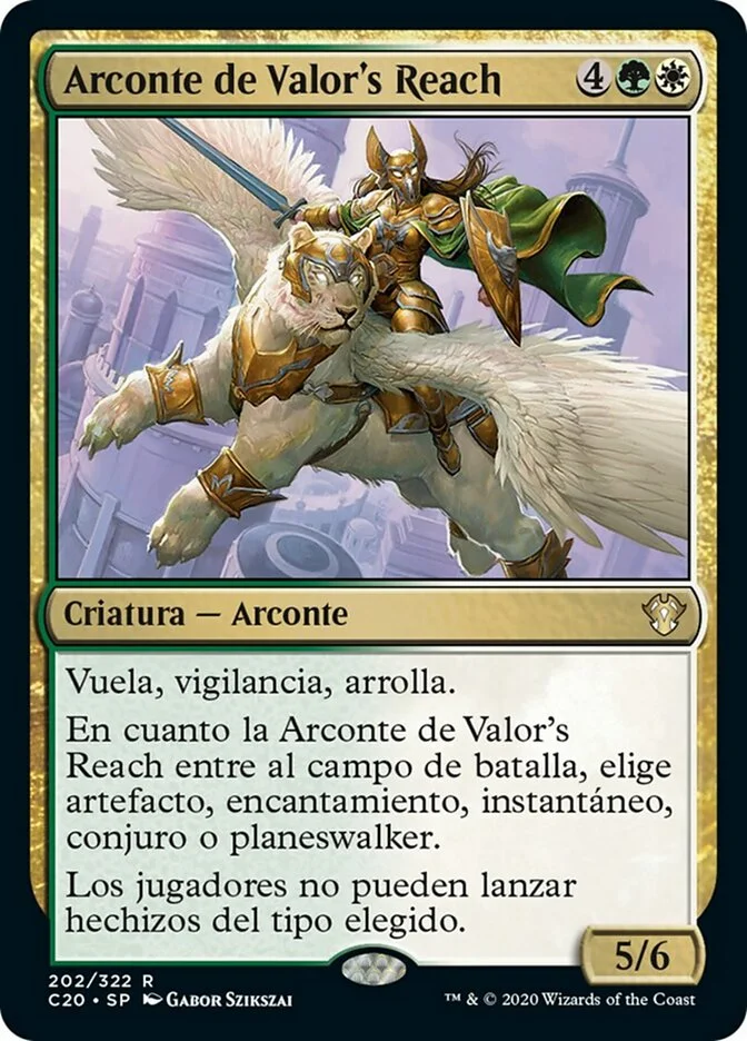 Arconte de Valor's Reach (Commander 2020) - Magic: The Gathering in TCG Land