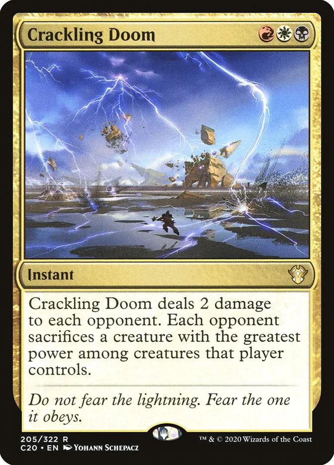 Crackling Doom (Commander 2020) - Magic: The Gathering in TCG Land