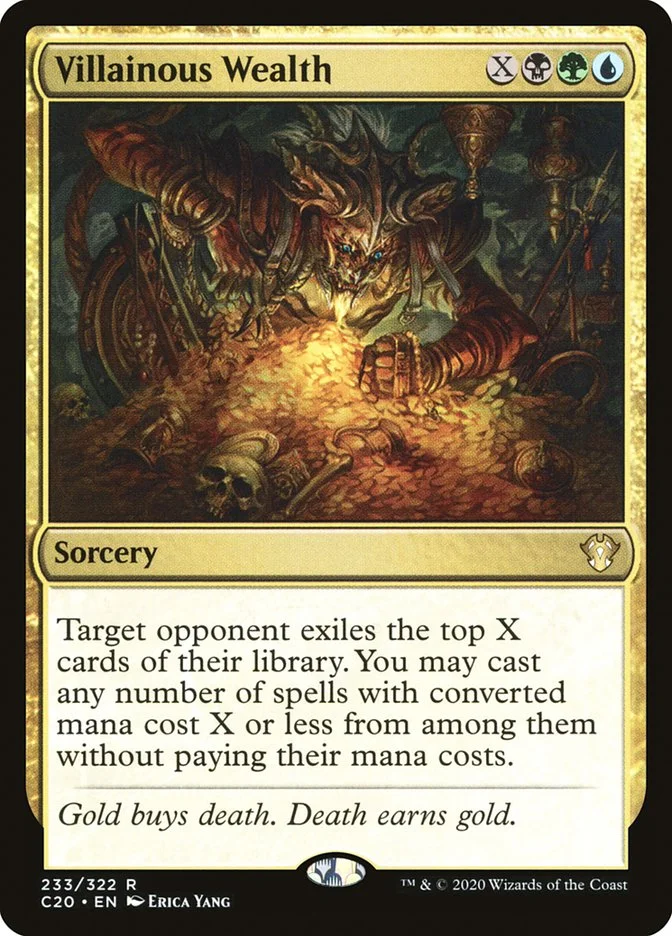 Villainous Wealth (Commander 2020) - Magic: The Gathering in TCG Land