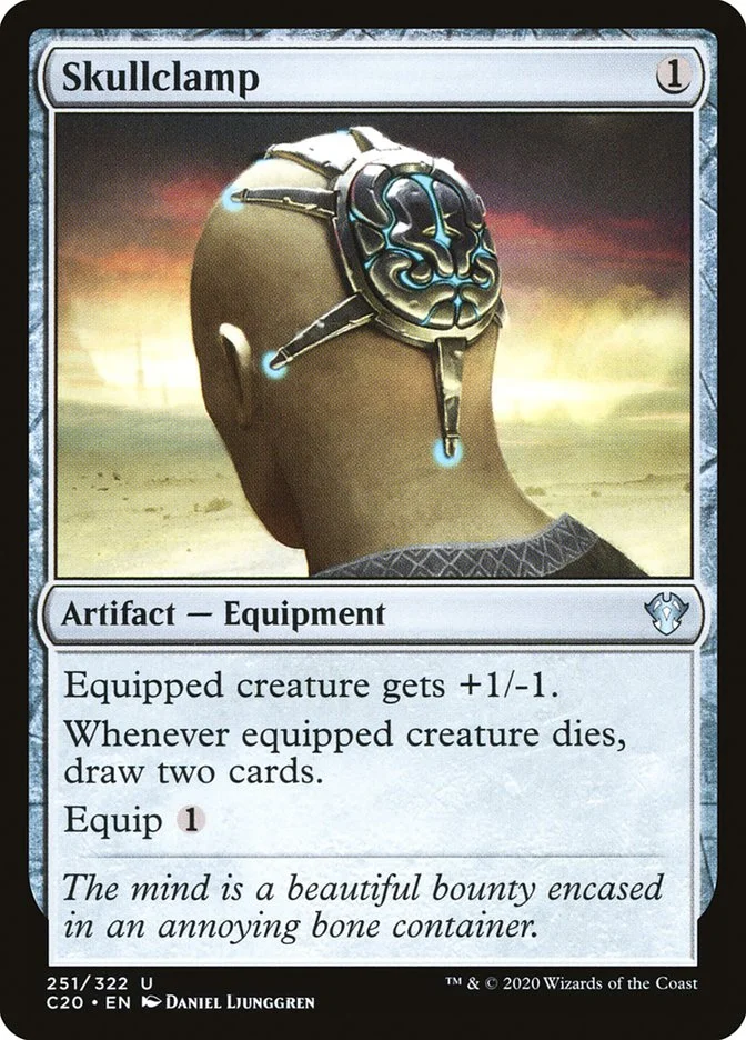 Skullclamp (Commander 2020) - Magic: The Gathering in TCG Land