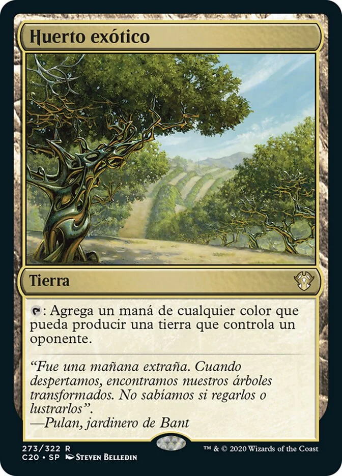 Huerto exótico (Commander 2020) - Magic: The Gathering in TCG Land México
