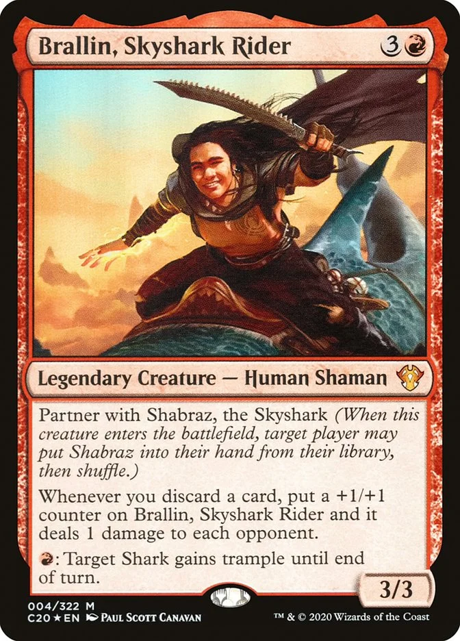 Brallin, Skyshark Rider (Commander 2020) - Magic: The Gathering in TCG Land México