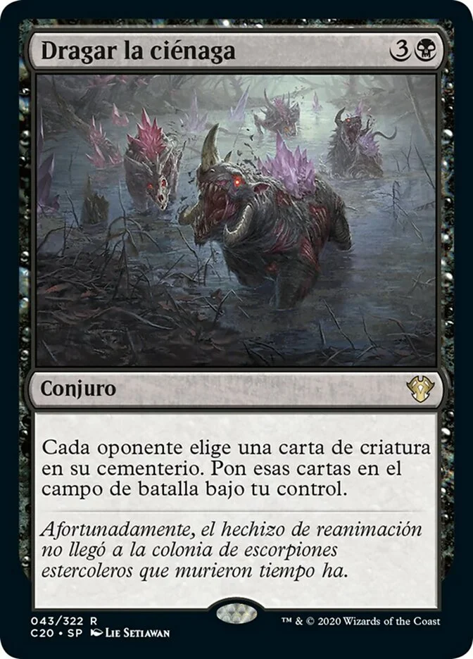 Dragar la ciénaga (Commander 2020) - Magic: The Gathering in TCG Land