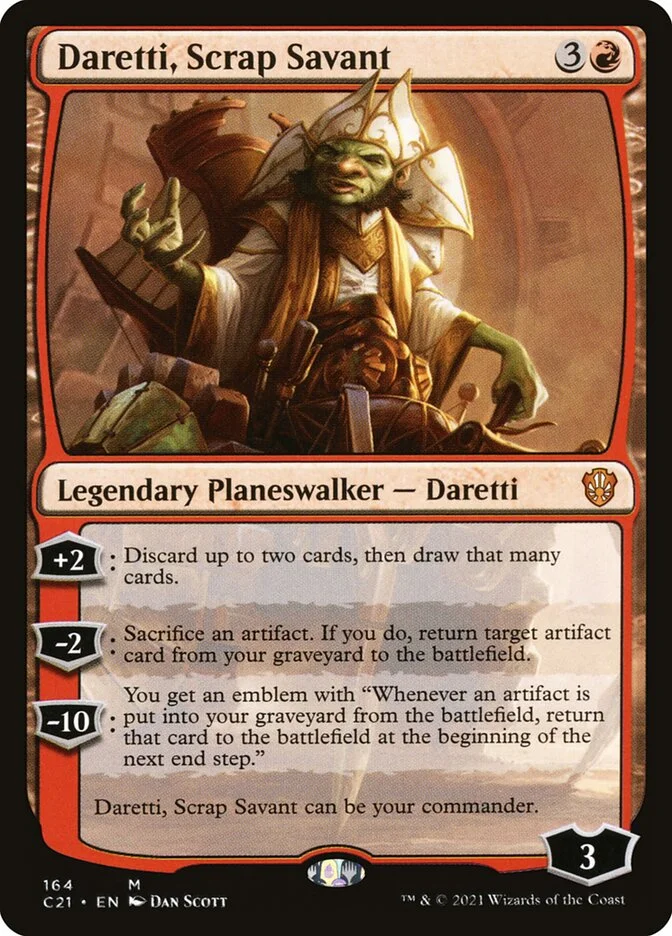 Daretti, Scrap Savant (Commander 2021) - Magic: The Gathering in TCG Land