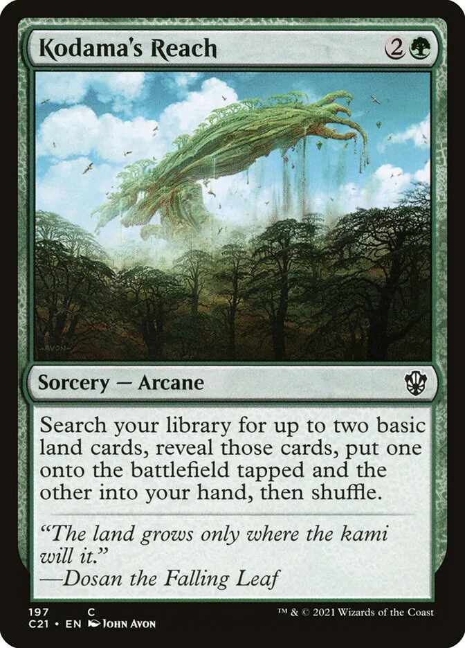 Kodama's Reach (Commander 2021) - Magic: The Gathering in TCG Land