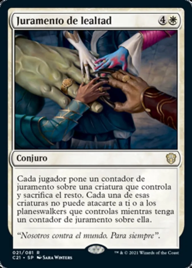 Juramento de lealtad (Commander 2021) - Magic: The Gathering in TCG Land
