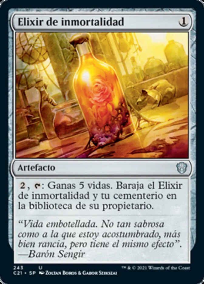 Elixir de inmortalidad (Commander 2021) - Magic: The Gathering in TCG Land