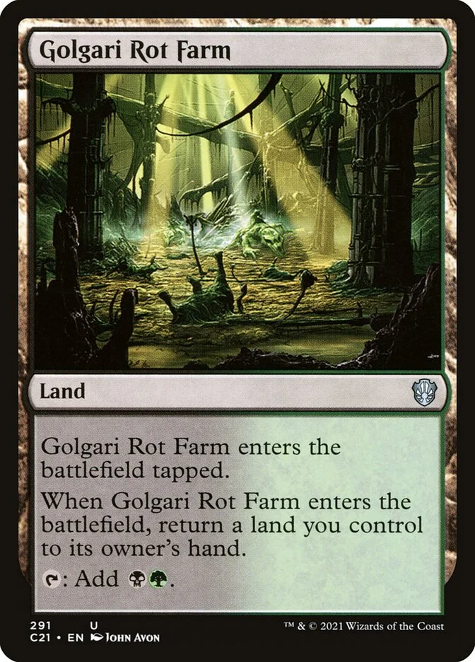 Golgari Rot Farm (Commander 2021) - Magic: The Gathering in TCG Land México