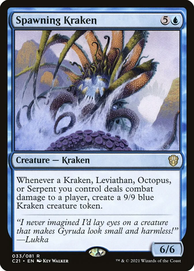 Spawning Kraken (Commander 2021) - Magic: The Gathering in TCG Land