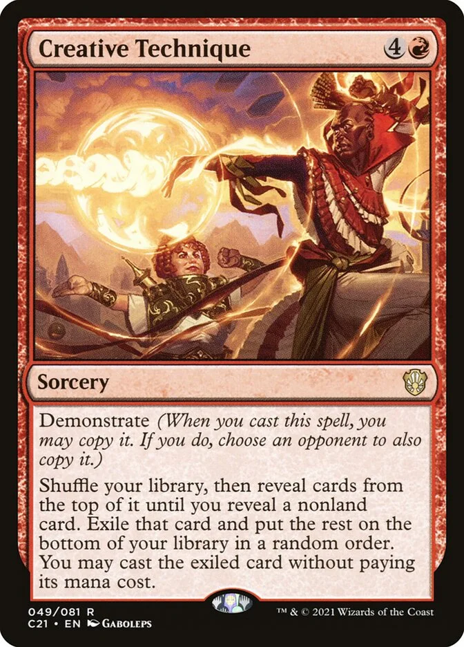 Creative Technique (Commander 2021) - Magic: The Gathering in TCG Land