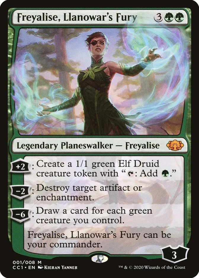 Freyalise, Llanowar's Fury (Commander Collection: Green) - Magic: The Gathering in TCG Land México