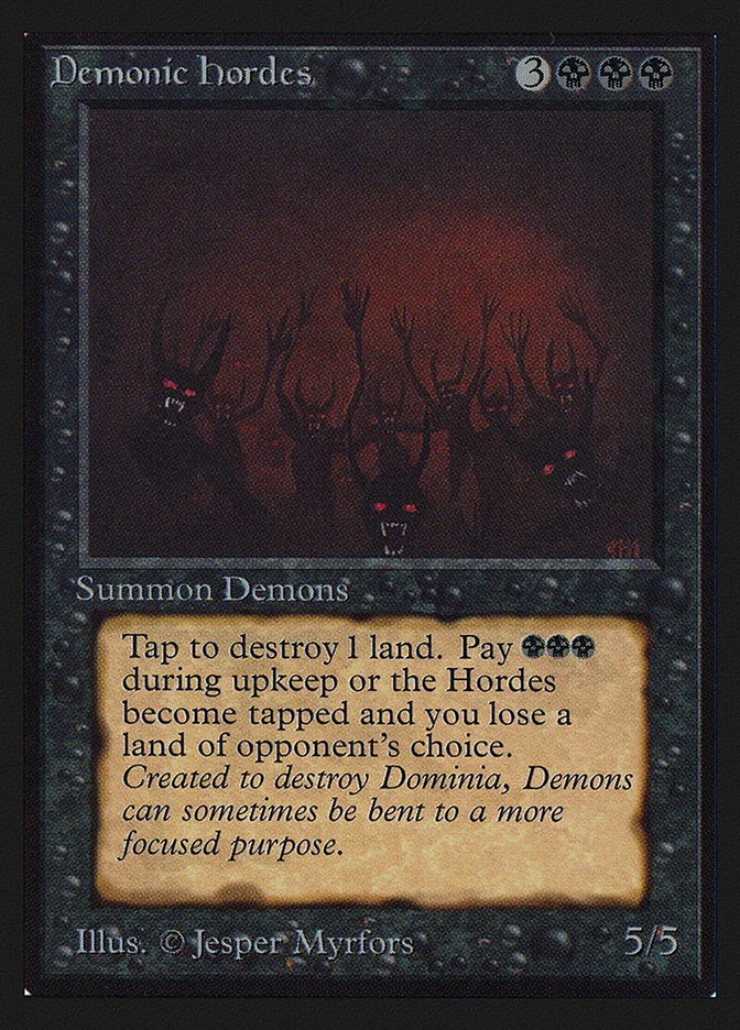 Demonic Hordes (Collectors' Edition) - Magic: The Gathering in TCG Land