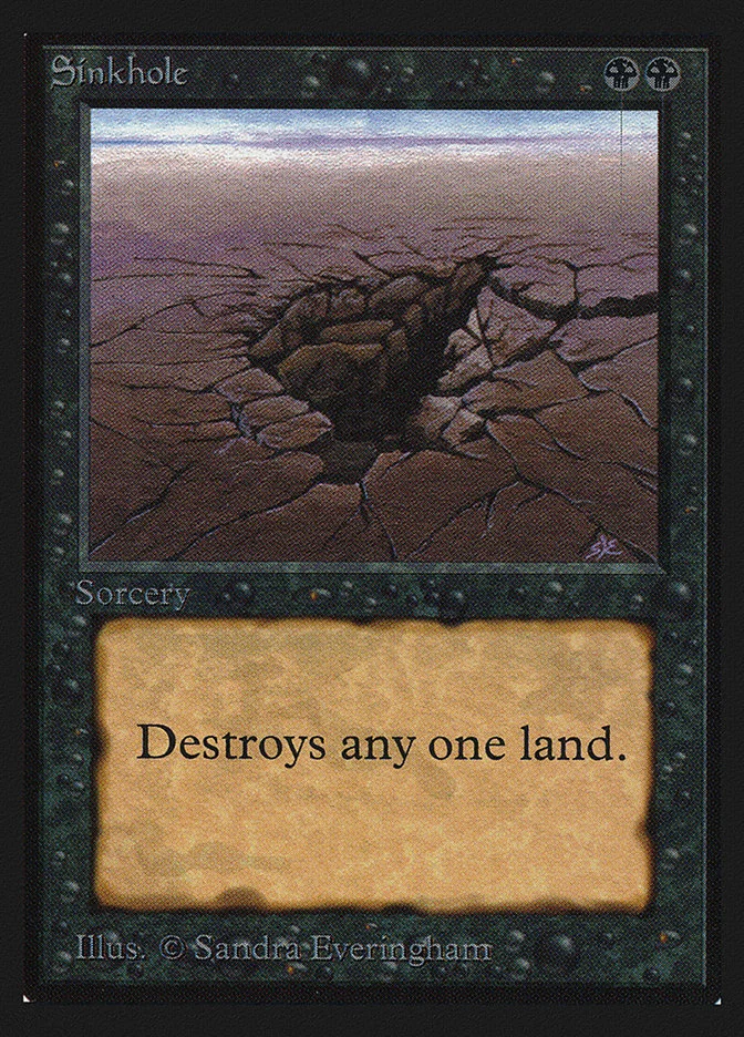 Sinkhole — All printings & prices — TCG Land