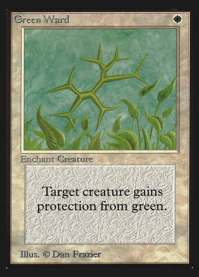 Green Ward (Collectors' Edition) - Magic: The Gathering in TCG Land