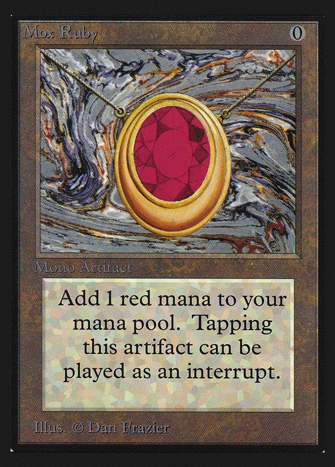 Mox Ruby (Collectors' Edition) - Magic: The Gathering in TCG Land
