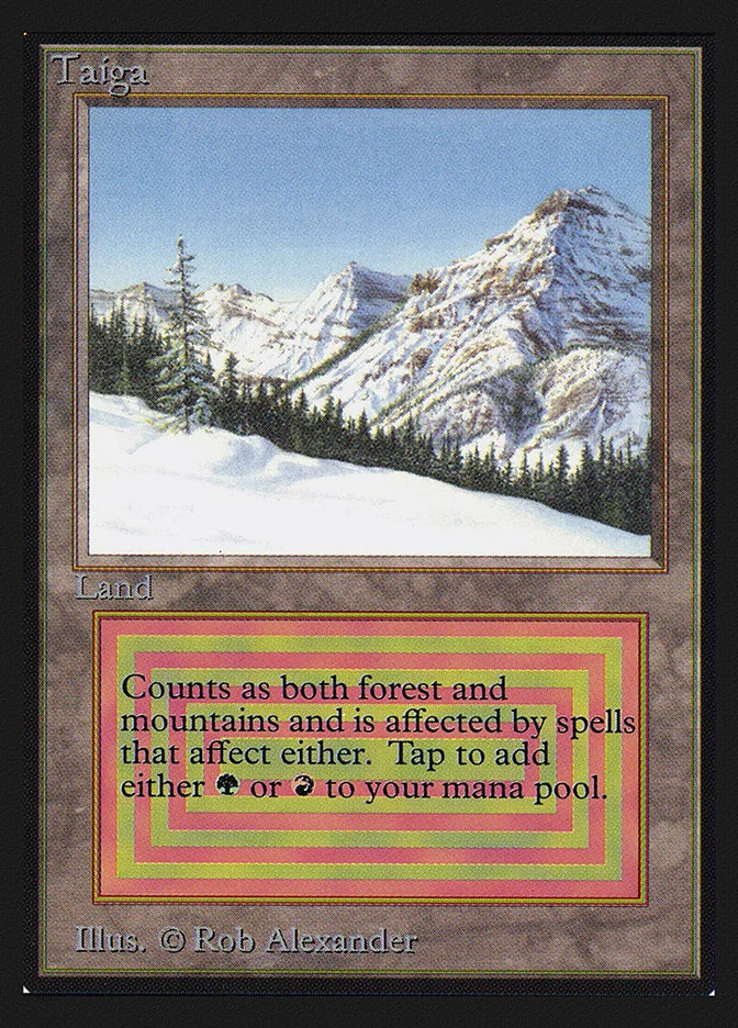 MTG Taiga 【IE】鑑定 MTG Taiga 【IE】鑑定