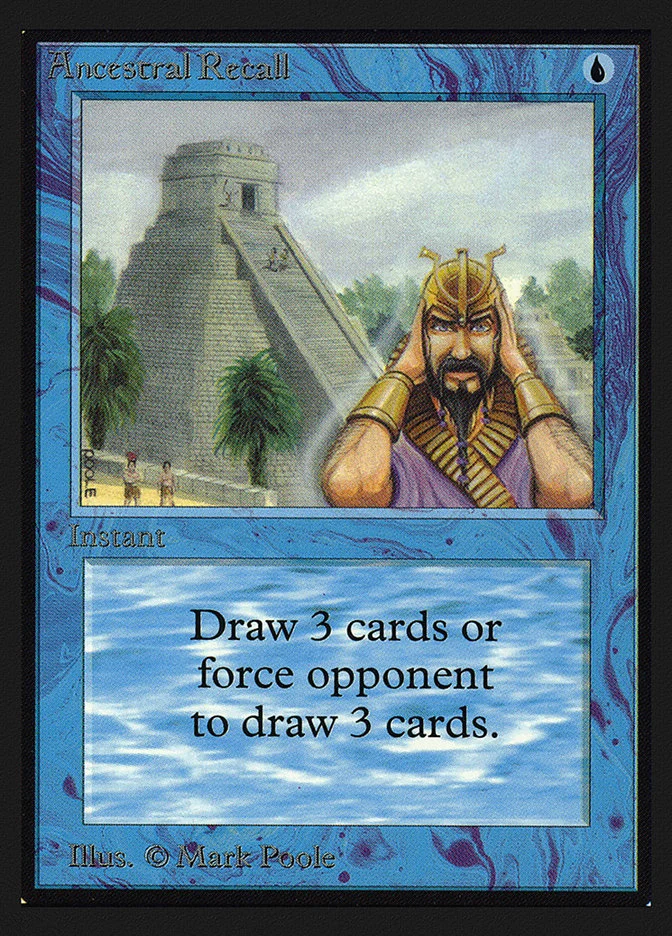 Ancestral Recall (Collectors' Edition) - Magic: The Gathering in TCG Land