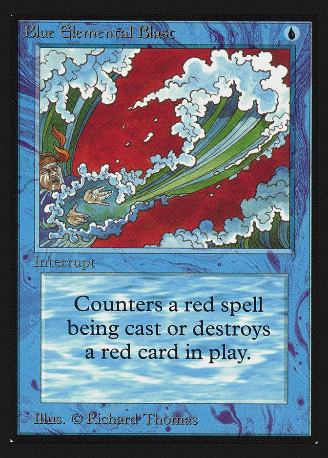 Blue Elemental Blast (Collectors' Edition) - Magic: The Gathering in TCG Land