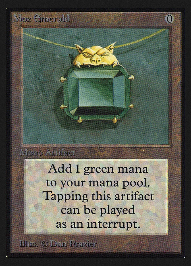 Mox Emerald (Intl. Collectors' Edition) - Magic: The Gathering in TCG Land