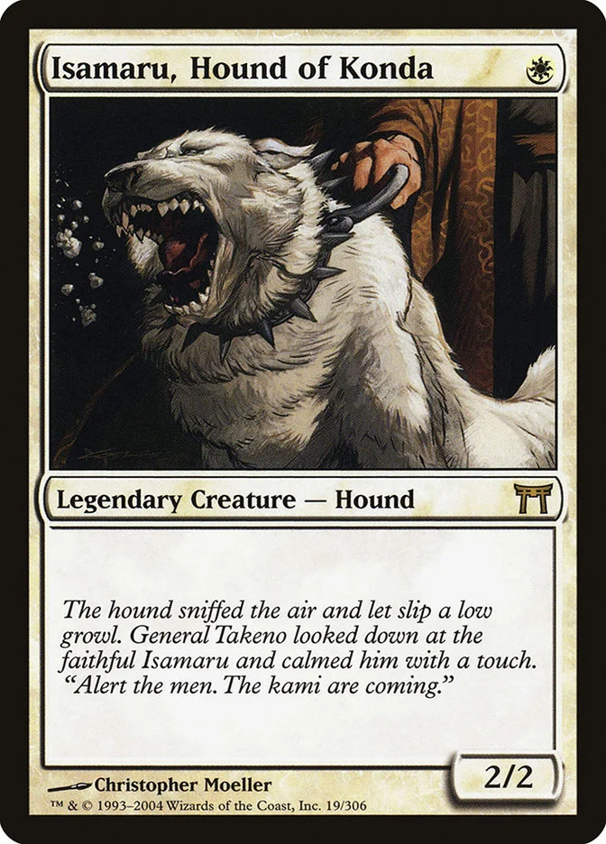 Isamaru, Hound of Konda (Champions of Kamigawa) - Magic: The Gathering in TCG Land