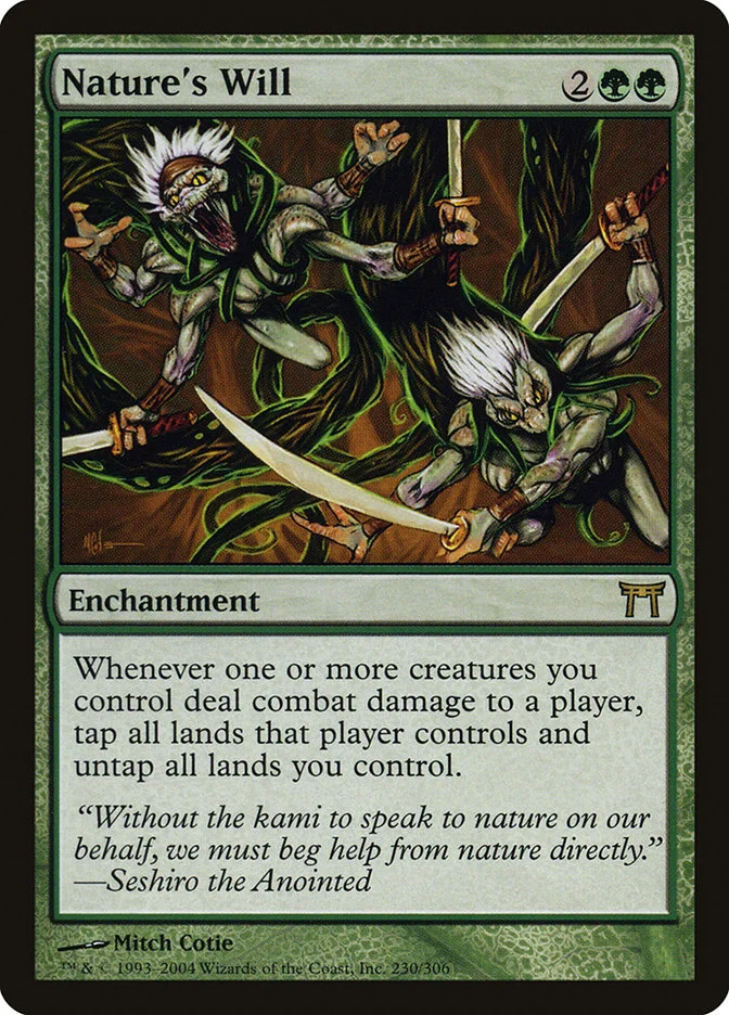 Nature's Will (Champions of Kamigawa) - Magic: The Gathering in TCG Land