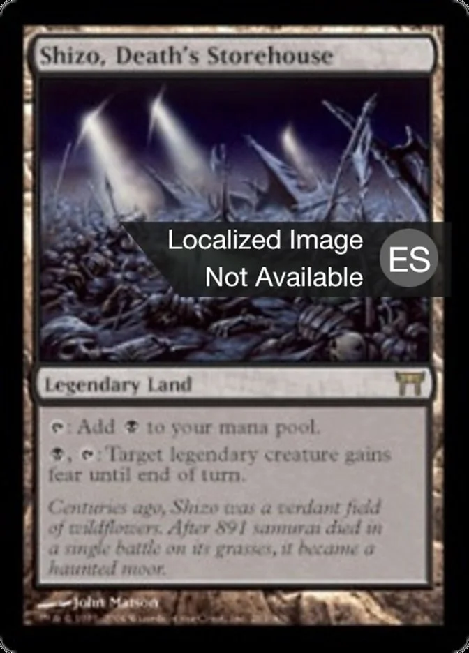 Shizo, depósito de la muerte (Champions of Kamigawa) - Magic: The Gathering in TCG Land