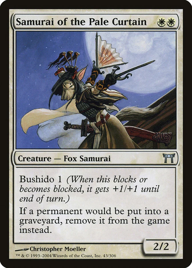 Samurai of the Pale Curtain (Champions of Kamigawa) - Magic: The Gathering in TCG Land