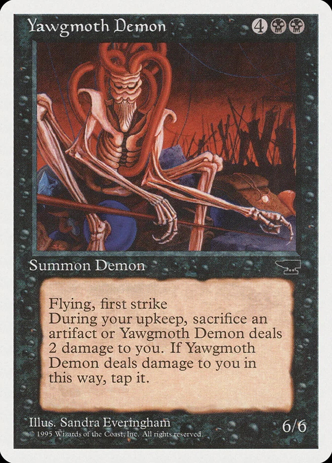 Yawgmoth Demon (Chronicles) - Magic: The Gathering in TCG Land México