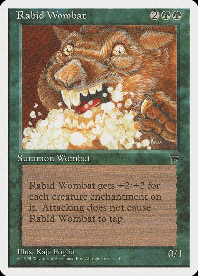 Rabid Wombat (Chronicles) - Magic: The Gathering in TCG Land