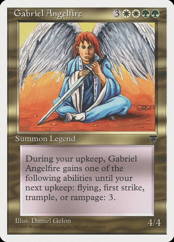 Gabriel Angelfire (Chronicles) - Magic: The Gathering in TCG Land