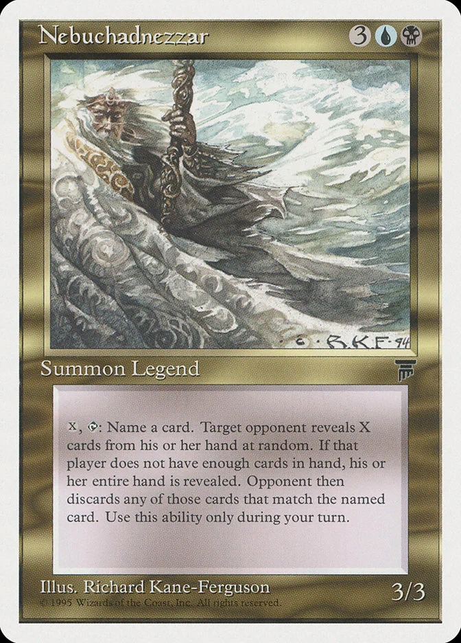Nebuchadnezzar (Chronicles) - Magic: The Gathering in TCG Land