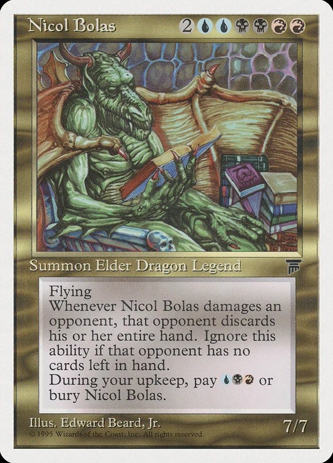 Nicol Bolas (Chronicles) - Magic: The Gathering in TCG Land México