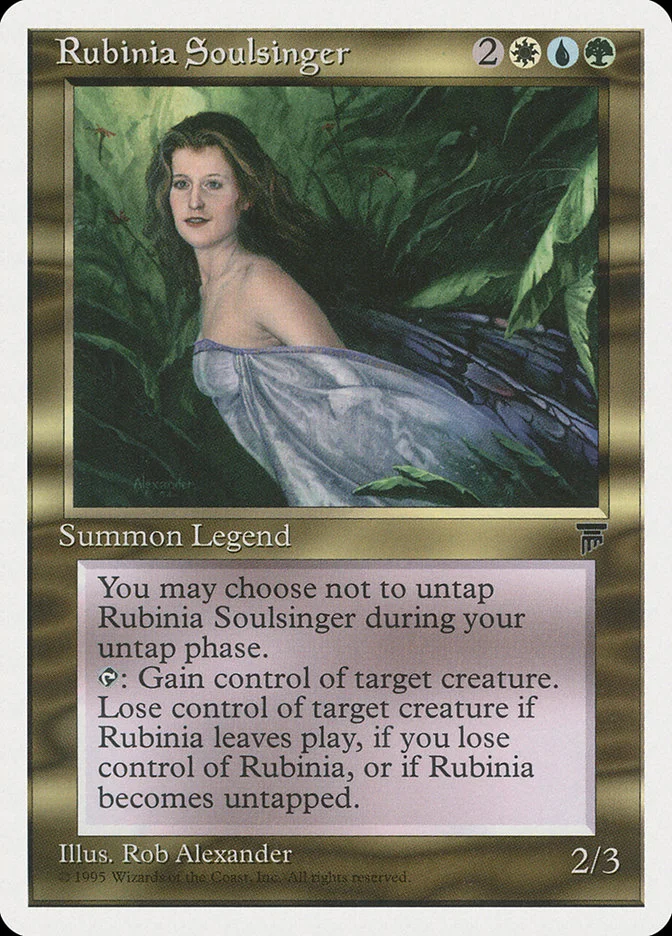 Rubinia Soulsinger (Chronicles) - Magic: The Gathering in TCG Land