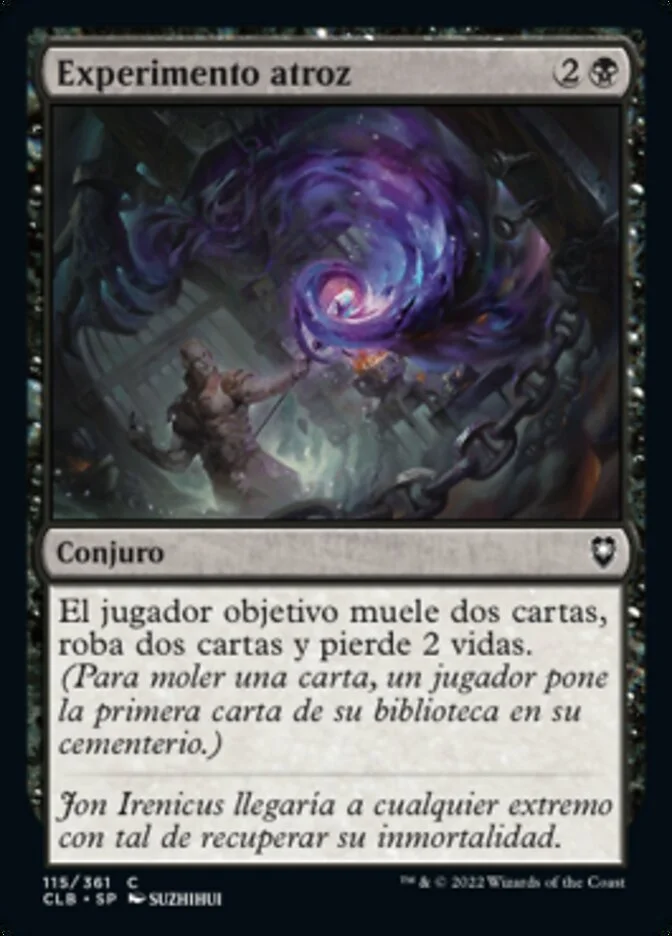 Experimento atroz (Commander Legends: Battle for Baldur's Gate) - Magic: The Gathering in TCG Land