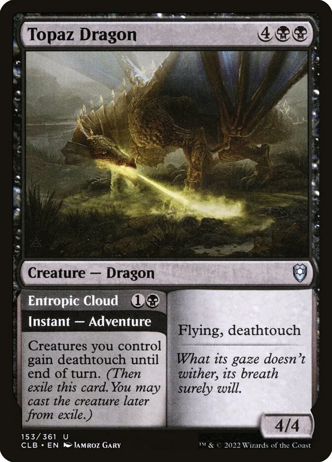 Topaz Dragon (Commander Legends: Battle for Baldur's Gate) - Magic: The Gathering in TCG Land