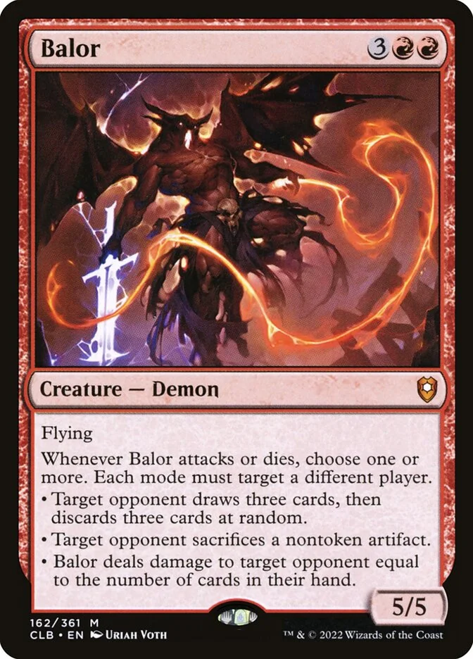 Balor (Commander Legends: Battle for Baldur's Gate) - Magic: The Gathering in TCG Land