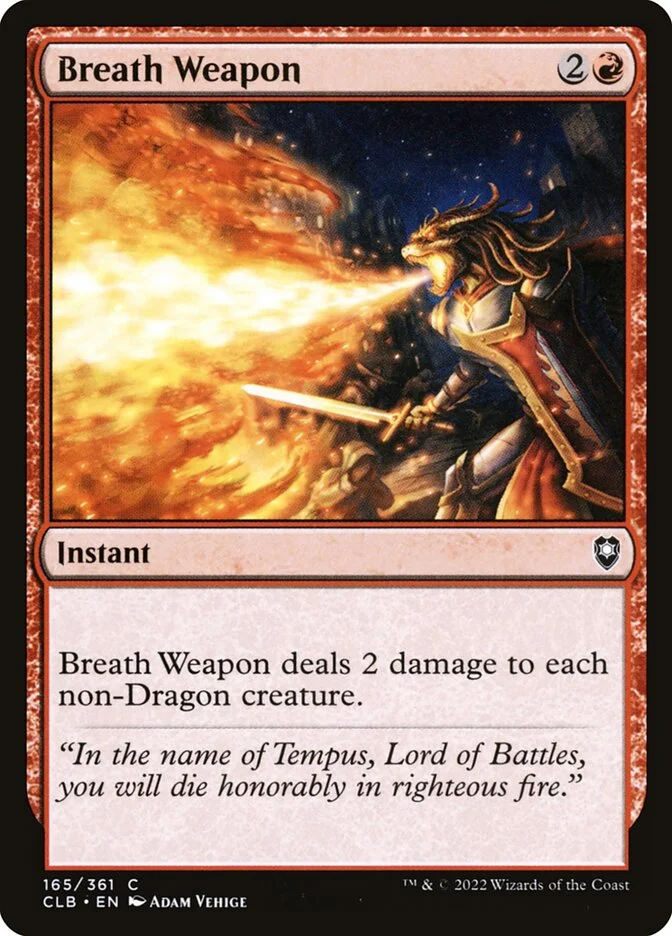 Breath Weapon (Commander Legends: Battle for Baldur's Gate) - Magic: The Gathering in TCG Land México
