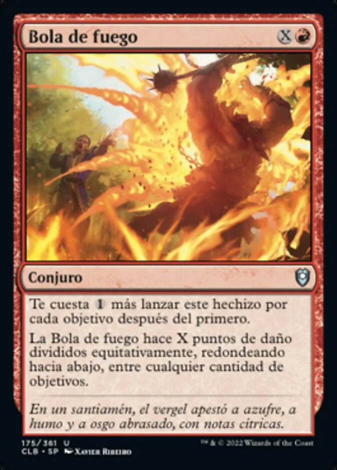Bola de fuego (Commander Legends: Battle for Baldur's Gate) - Magic: The Gathering in TCG Land México