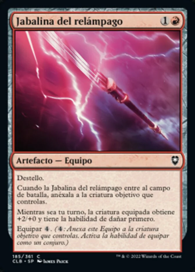 Jabalina del relámpago (Commander Legends: Battle for Baldur's Gate) - Magic: The Gathering in TCG Land