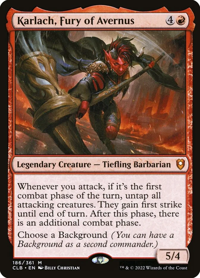 Karlach, Fury of Avernus (Commander Legends: Battle for Baldur's Gate) - Magic: The Gathering in TCG Land