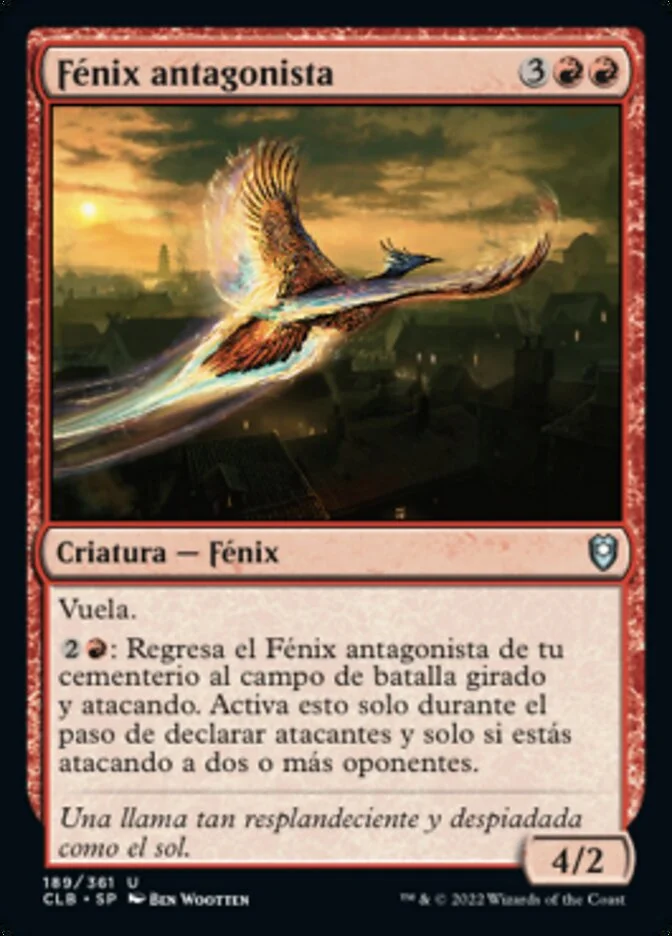 Fénix antagonista (Commander Legends: Battle for Baldur's Gate) - Magic: The Gathering in TCG Land México