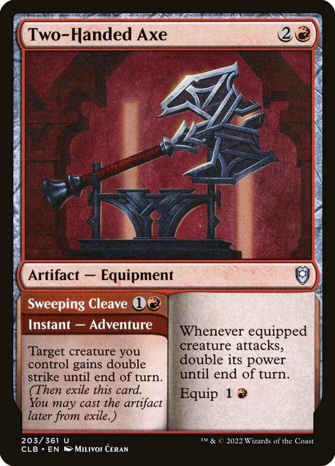 Two-Handed Axe (Commander Legends: Battle for Baldur's Gate) - Magic: The Gathering in TCG Land